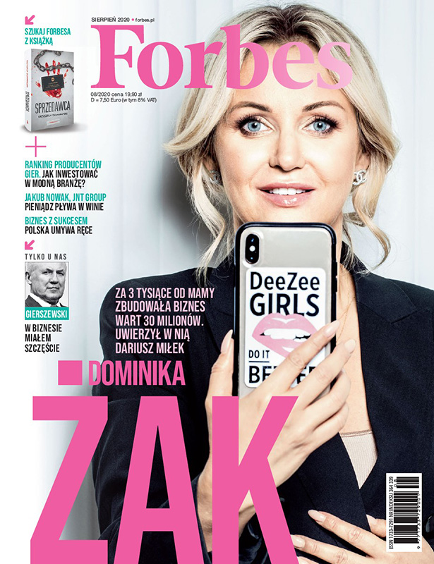 Dominika Żak na okładce magazynu Forbes